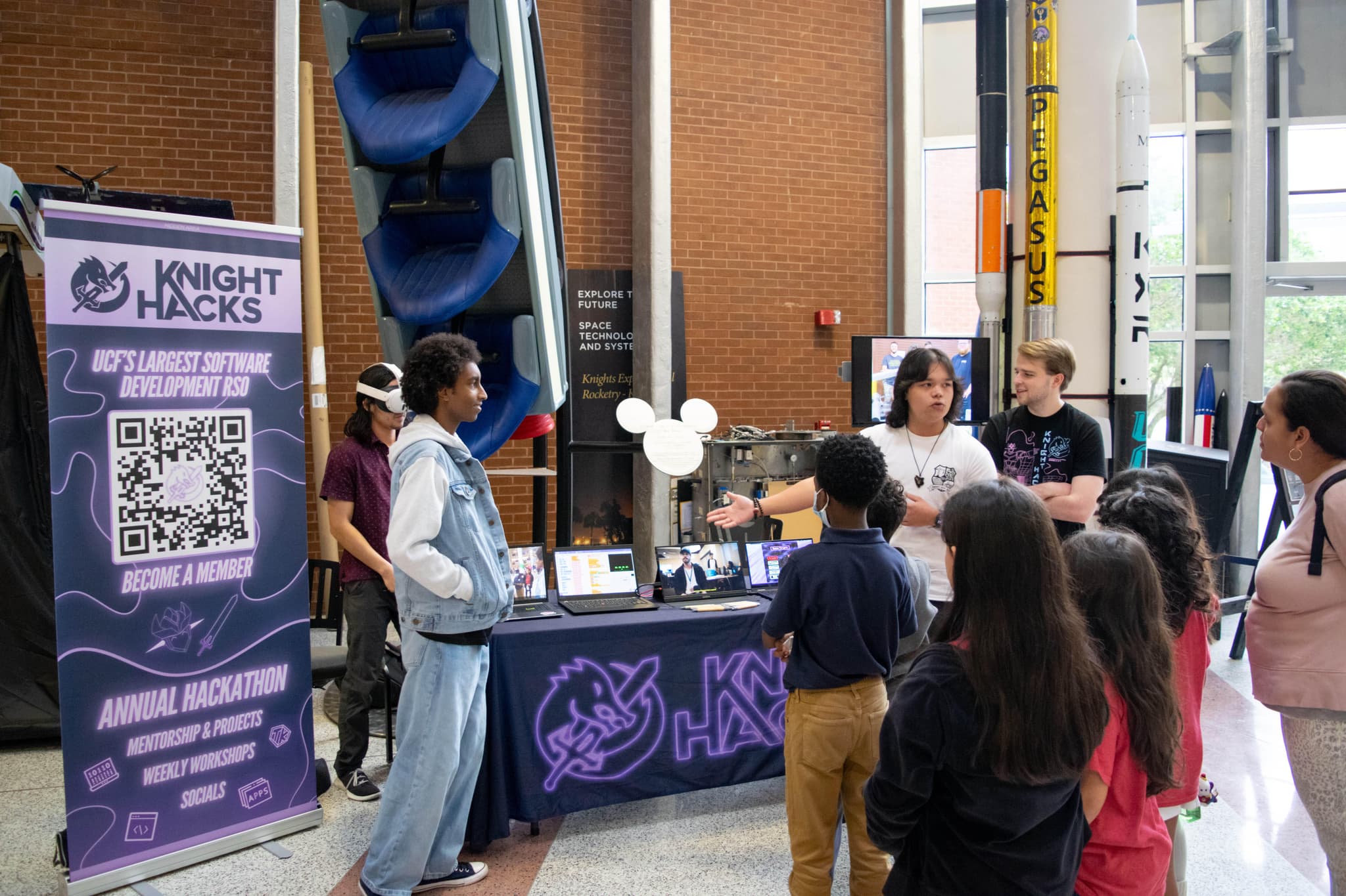 Tabling for K-8 at Engineers-Week