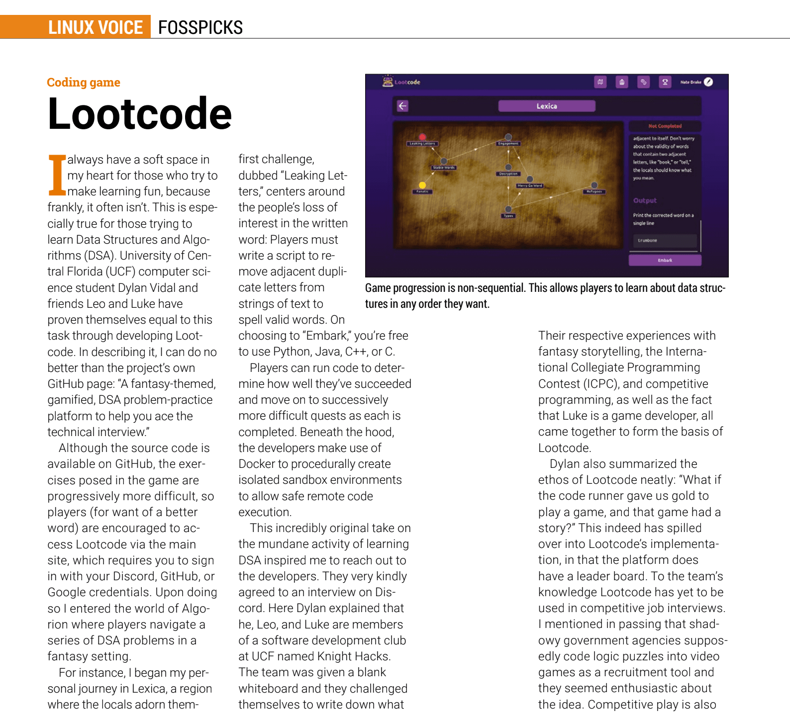 Linux Magazine for Open Source Software - Lootcode